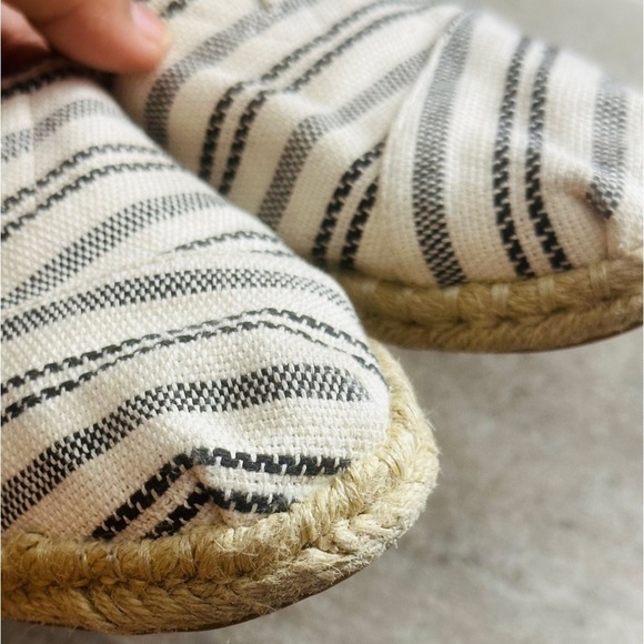 TOMS Womens Alpargata Rope Espadrille Slip On Flats Casual - Beige Size 7.5 - Picture 5 of 5